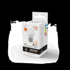 Лампа светодиодная LED 10 Вт 710 лм 3000К шар P45 теплый E27 AC 220В Elementary Gauss