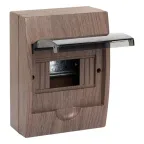 Щит распределительный навесной ЩРН-П- 6 темное дерево IP41 PROxima