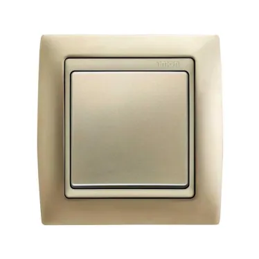 Рамка на 2 поста, S82, шампань матовая - шампань