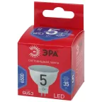 Лампа светодиодная LED MR16-5W-865-GU5.3 R (диод, софит, 5Вт, хол, GU5.3) (10/100/3200)