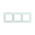 Рамка из натурального стекла, ''Avanti'', светло-зеленая, 6 модулей