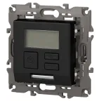 Терморегулятор универс.230В-Imax16А, Эра Elegance, антрацит, 14-4111-05