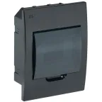 Корпус модульный пл. встр. ЩРВ-П-6 черный IP41
