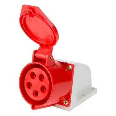 Розетка 125 стационарная 3Р+РЕ+N 32А 380В IP44, REXANT