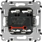 Valena IN MATIC Выключатель двухклавишный 10А 250В Безвинтовые зажимы