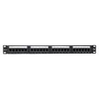 Патч-панель TERACOM 19'' Cat.5E 1U неэкранированная UTP 24 порта RJ-45 110 IDC