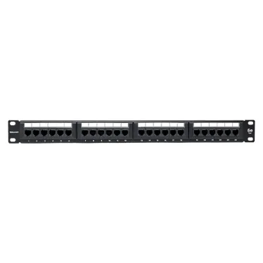 Патч-панель TERACOM 19'' Cat.5E 1U неэкранированная UTP 24 порта RJ-45 110 IDC