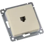 MASTER Розетка компьютерная скрытой установки, в рамку, слоновая кость