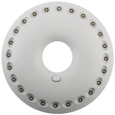 Фонарик светильник подвесной на батарейках 3хAA, подвес, карабин, магнитный в палатку, 24 LED K24 НЛО