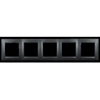 15 Рамка на 5 постов графит