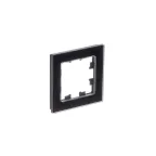 ATLASDESIGN NATURE 1-постовая РАМКА, НАТУРАЛЬНОЕ СТЕКЛО, ЧЕРНЫЙ