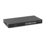                  Коммутатор неуправляемый SKAT 16 портов PoE+, Uplink 2:RJ45.SFP, 300 Вт
               