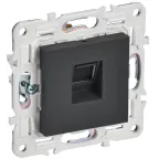 SKANDY Розетка компьютерная RJ45 кат.6 SK-K02G графит IEK