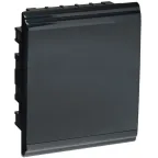 Бокс ЩРВ-П-24 модуля встраиваемый пластик IP41 PRIME черный