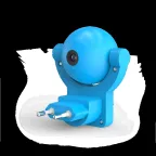 Светильник ночник розеточный 0.5 Вт Голубой IP20 с фиксированной проекцией и датчиком освещённости MOOD Gauss