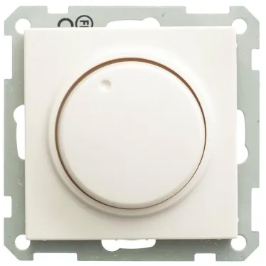 W59 светорегулятор (диммер) поворотный 400Вт 230В механизм СЛОНОВАЯ КОСТЬ