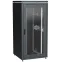 Шкаф сетевой 19' LINEA N 33U 800х800мм стеклянная передняя дверь задняя металлическая черный