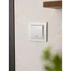 Выключатель Минск 1-клавишный СП с индикатором 10А белый