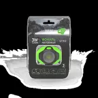 Фонарь светодиодный налобный 3 Вт 120 лм Черный IP42 на батарейках 3xААА GFL Gauss