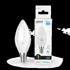 Лампа светодиодная LED 10 Вт 730 лм 4100К свеча нейтральный E14 AC 220В Elementary Gauss