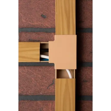 Угол T-образный (40х16) (4 шт) Plast PROxima под светлое дерево