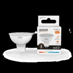 Лампа светодиодная LED 5.5 Вт 430 лм 3000К софит MR16 теплый GU5.3 AC 220В Elementary Gauss