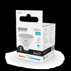 Лампа светодиодная LED 3.5 Вт 300 лм 4100К софит MR16 нейтральный GU5.3 AC 220В Elementary Gauss