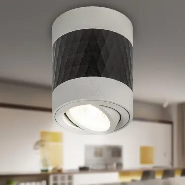 Светильник настенно-потолочный спот OL33 WH/BK MR16 GU10 IP20 черный, белый