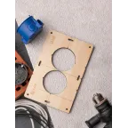 Шаблон для подрозетников c 2 отв. диам. 68 мм Expert