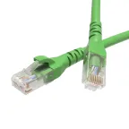 Патч-корд неэкранированный CAT6 U/UTP 4х2 LSZH зелёный 1м