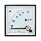 Амперметр AM-A961 аналоговый на панель 96х96 (квадратный вырез) 50А прямое подключение PROxima