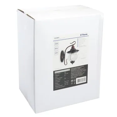 Светильник НБУ-60w вниз Е27 IP44 коричневый