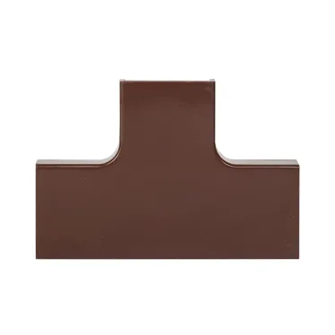 Угол T-образный (20х10) (4 шт) Plast под темное дерево