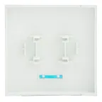 Валенсия лицевая панель выключателя 1-кл. с индикатором 10А сталь