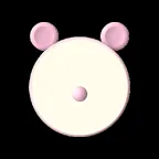 Светильник ночник настольный 5 Вт 200 лм 2700-6000К DC 5В Розовый IP20 100х100х109мм с Li-ion акк 1200мА диммируемый Qplus Gauss