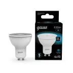 Лампа светодиодная MR16 7W 630lm 6500K GU10 LED 1/10/100 | 101506307 | Gauss