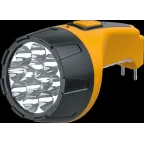 Фонарь светодиодный NPT-CP05-ACCU 12+10LED аккумуляторный с вилкой для зарядки пластик