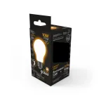 Лампа светодиодная Black LED Filament A60 OPAL E27 10W 820lm 2700К | 102202110 | Gauss