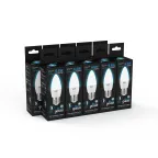 Лампа светодиодная Свеча 6.5W 550lm 6500К E27 LED 1/10/100 | 103102307 | Gauss
