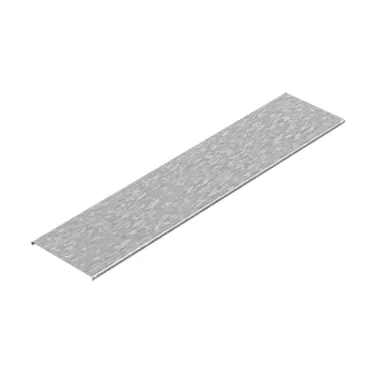 Крышка к лотку 400х11х3000 под заземление, толщина 1,5 мм, Сендзимир цинк