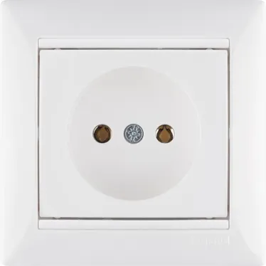 VALENA Рамка 1 пост горизонтальная белая