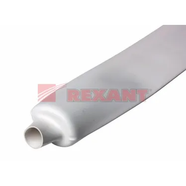 Термоусаживаемая трубка 40,0 20,0 мм, белая, упаковка 10 шт. по 1 м, REXANT