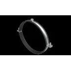 Хомут для воздуховодов с изоляцией с гайкой М8 для труб d 450 мм