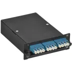 Кассета для кросса ST OS2 MPO female 3хLC-quad (12 ОВ)