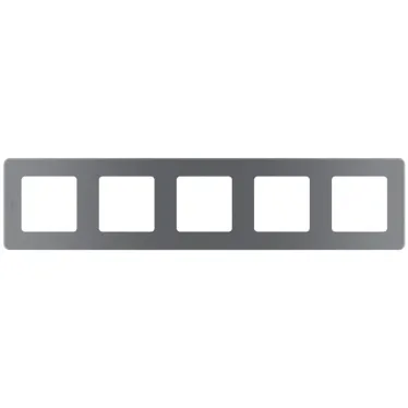 Рамка 5 постов INSPIRIA дымчатая