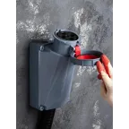 Розетка стационарная наружная 1442 3Р+РЕ 125А 380В IP67 PROxima