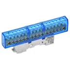 TEKFOR Шина N ноль неизолированная на универсальном держателе 8х12-18-С IEK