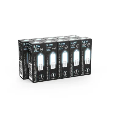 Лампа светодиодная Black LED G4 AC220-240V 5.5W 500lm 4100K Glass | 107807205 | Gauss