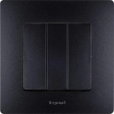 ETIKA Рамка 1 пост антрацит