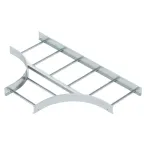 Т-образная секция лестничного лотка 110х500 мм R-500 мм